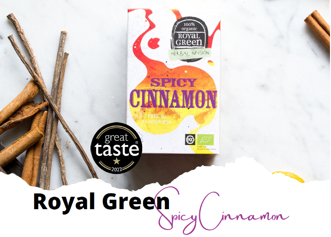Royal Green Spicy Cinnamon nagrodzony gwiazdą Great Taste 2022!