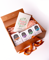 Świąteczny zestaw naturalnych ekologicznych suplementów Royal Green wspierający holistycznie odporność i energię: ekologiczny kompleks Odporność i Energia, ekologiczna Witamina C kompleks Bio, Ekologiczna Witamina D3 Bio, czysty Olej Rybny Omega-3